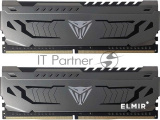 Оперативная память Patriot Viper Steel, DDR4, 16GB (2x8 GB), 3000 MHz, CL16, DIMM, радиатор, чёрный 0