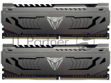 Оперативная память Patriot Viper Steel, DDR4, 16GB (2x8 GB), 3600 MHz, CL18, DIMM, радиатор, чёрный 0