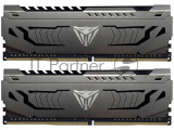 Оперативная память Patriot Viper Steel, DDR4, 16GB (2x8 GB), 3733 MHz, CL17, DIMM, радиатор, чёрный 1