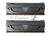 Оперативная память Patriot Viper Steel, DDR4, 16GB (2x8 GB), 3733 MHz, CL17, DIMM, радиатор, чёрный 2