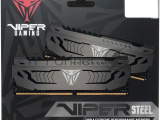 Оперативная память Patriot Viper Steel, DDR4, 16GB (2x8 GB), 3733 MHz, CL17, DIMM, радиатор, чёрный 9