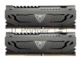 Оперативная память Patriot Viper Steel, DDR4, 16GB (2x8 GB), 3733 MHz, CL17, DIMM, радиатор, чёрный 12