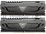 Оперативная память Patriot Viper Steel, DDR4, 64GB (2x32GB), 3200MHz, CL16, DIMM, радиатор, черный 1