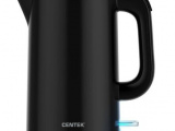 Чайник электрический Centek СТ-0020 (черный) металл 1