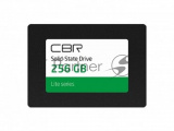 Накопитель SSD CBR SSD-256GB-2.5-LT22, 256Gb, SATA III, 2.5", R/W 550/520 2