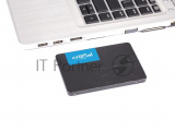 Накопитель SSD Crucial BX500, 500Gb, 2.5", SATA III, R/W 550/500 6