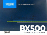 Накопитель SSD Crucial BX500, 500Gb, 2.5", SATA III, R/W 550/500 7