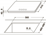 Поверхность Whirlpool GOA 6423/WH 2