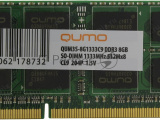 Оперативная память QUMO, DDR3, 8GB (1x8GB), 1333MHz, CL9, SO-DIMM 2