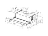 Вытяжка Faber FLEXA GLASS M6 BK А60 1