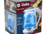 Чайник электрический DELTA DL-1202 белый 0