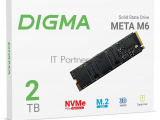 Накопитель SSD Digma PCI-E 4.0 x4 2Tb DGSM4002TM63T Meta M6 M.2 2280 0