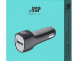 Зарядное устройство от прикуривателя 12-24в BORASCO BORASCO 1USB, 1A черное (22029) 0