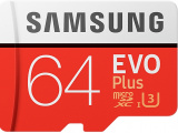 Карта памяти Samsung micro SDXC 64 Gb+адаптер Class 10 EVO PLUS 100MB/s 1