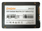 Накопитель SSD ExeGate NextPro UV500TS240, 240Gb, 2.5", SATA, R/W 566/503 0