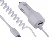 Зарядное устройство от прикуривателя 12-24в Harper HARPER CCH-3113 АЗУ 2.1A + кабель MICRO USB белый 0