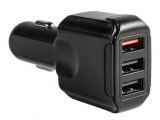 Зарядное устройство от прикуривателя 12-24в Harper HARPER CCH-7722 АЗУ 2.1A USBx3 черный 0