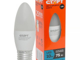 Лампа светодиодная Старт ECO Candle E27 10W 6500K 3