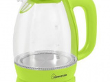 Чайник электрический HOMESTAR HS-1012 стекло зеленый 0