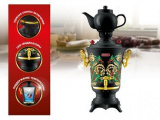 Чайник электрический Centek CT-0093 черный/хохлома 1