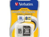 Карта памяти Verbatim micro SDHC 8Gb Class 4 0