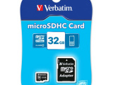 Карта памяти Verbatim micro SDHC 32 Gb + адаптер Class 10 0
