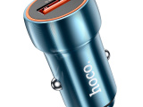 Зарядное устройство от прикуривателя 12-24в Hoco Z46A PD20W+QC3.0 sapphire синий 0