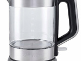 Чайник электрический Kitfort КТ-617 1.5л. 2200Вт серебристый/черный 1