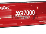 Накопитель SSD KingSpec XG7000, 1Tb, PCIe 4.0 x4, M.2 2280, NVMe, R/W 7400/6600 4