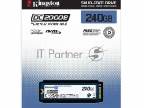Накопитель SSD Kingston DC2000B, 240GB, PCIe 4.0 x4, M.2 2280, R/W 4500/400 4