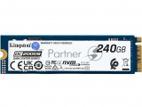 Накопитель SSD Kingston DC2000B, 240GB, PCIe 4.0 x4, M.2 2280, R/W 4500/400 5