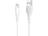 Кабель Borofone BX18 Optimal lightning 3м белый 0