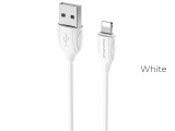 Кабель Borofone BX19 Benefit lightning 1м белый 0