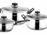 Набор посуды Greys VKS-30-32 Набор кастрюль 0