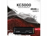 Накопитель SSD Kingston KC3000, 2Tb, PCIe 4.0 x4, M.2 2280, NVMe, R/W 7000/7000, с радиатором 14
