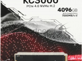 Накопитель SSD Kingston KC3000, 4Tb, PCIe 4.0 x4, M.2 2280, NVMe, R/W 7000/7000, с радиатором 3