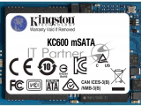 Накопитель SSD Kingston KC600, 1024GB, mSATA, R/W 550/520 1