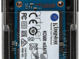 Накопитель SSD Kingston KC600, 1024GB, mSATA, R/W 550/520 3