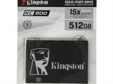 Накопитель SSD Kingston KC600, 512GB, 2.5", SATA III, R/W 550/520 4