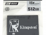 Накопитель SSD Kingston KC600, 512GB, 2.5", SATA III, R/W 550/520 0