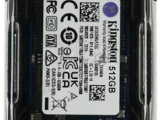 Накопитель SSD Kingston KC600, 512GB, mSATA, R/W 550/520 4