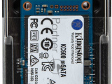 Накопитель SSD Kingston KC600, 512GB, mSATA, R/W 550/520 7