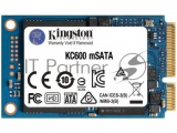 Накопитель SSD Kingston KC600, 512GB, mSATA, R/W 550/520 10