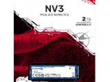Накопитель SSD Kingston NV3, 2000GB, M.2 2280, PCIe 4.0 x4, NVMe, R/W 6000/5000 2