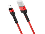 Кабель Borofone BX34 Advantage lightning 1м красный 0