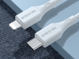 Кабель Borofone BX49 Cool PD lightning 1м белый 0