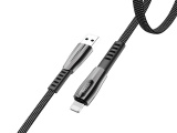 Кабель Hoco U70 Splendor lightning 1м тёмно-серый 0