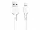 Кабель Hoco X20 Flash lightning 1м белый 0