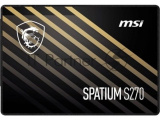 Накопитель SSD MSI SPATIUM S270, 240GB, 2.5", SATA III, R/W 500/400 7