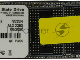 Накопитель SSD Netac N535N, 256GB, M.2 2280, SATA-III, R/W 560/520 3